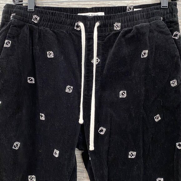 Pacsun Dice Embroidered Mens  Streetwear Corduroy Trouser Pants - Picture 7 of 9